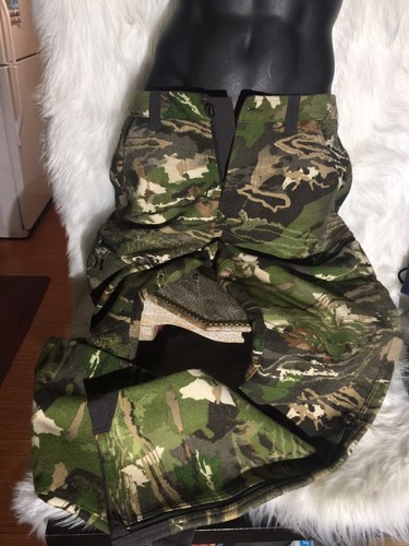New Mens Size 34/32 Under Armour Forest Camo Hunting Pant 1297442-943 - Picture 4 of 7