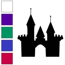 Castle Gate, Vinyl Decal Sticker, Multiple Colors & Sizes #7189