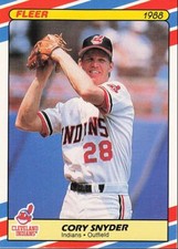 1988 Fleer SuperStars Cory Snyder Cleveland Indians #37