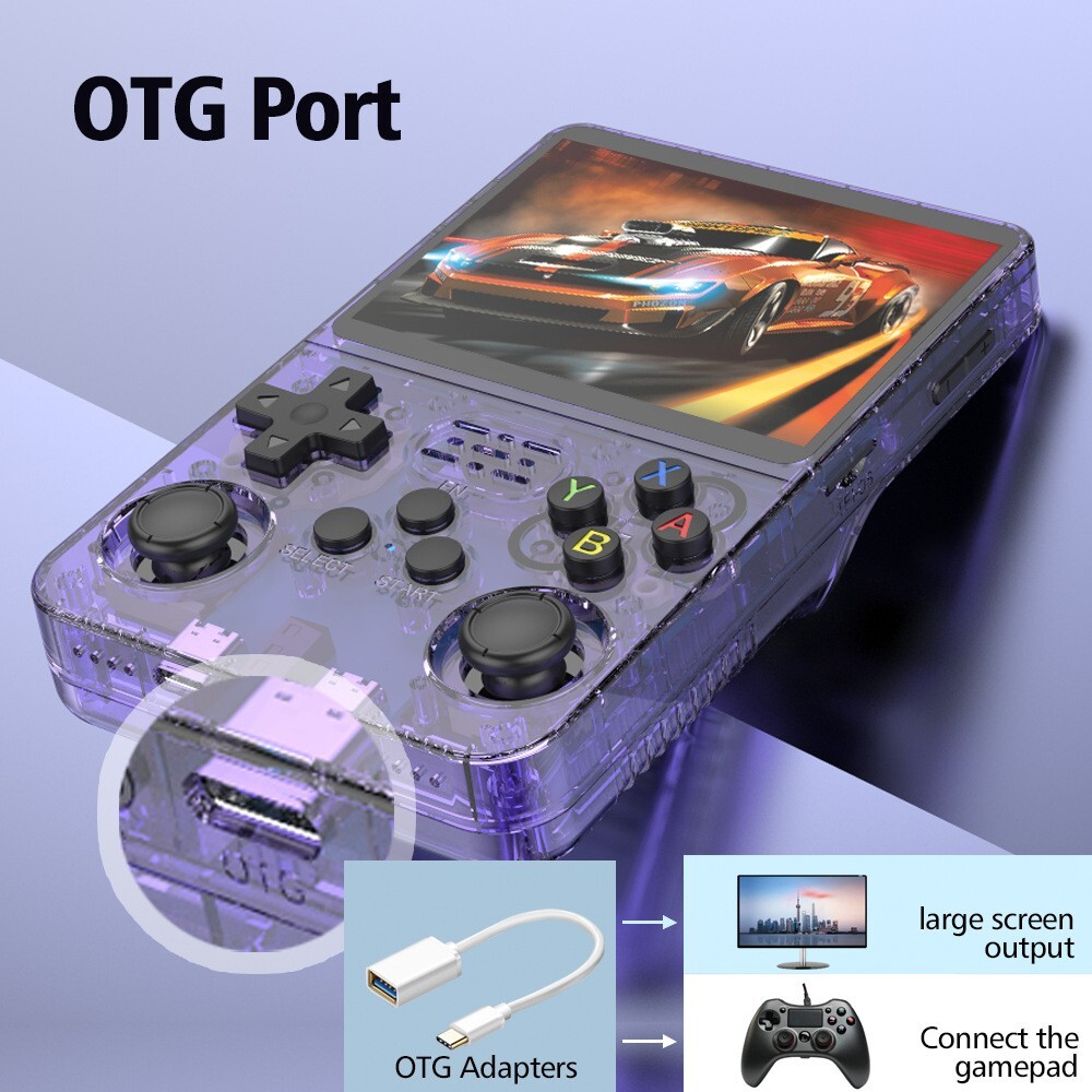 HTLNUZD X6 3.5Inch IPS Portable Handheld Game Console