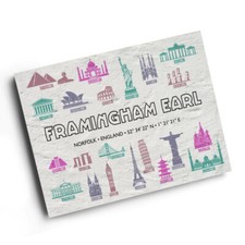 A4 PRINT - Framingham Earl, Norfolk, England - World Landmarks