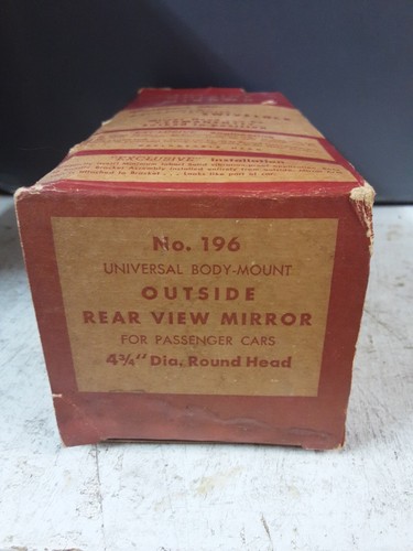 Roberk Lft Right Side Round Head side mirror swivelock vintage New 40s, 50s READ - Picture 8 of 11