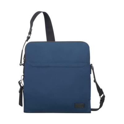 Blue Nylon Crossbody Shoulder Bag 