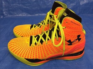 orange under armour basketball shoes