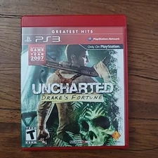 Uncharted Drake's Fortune Sony PlayStation 3 PS3 Game Complete With Manual