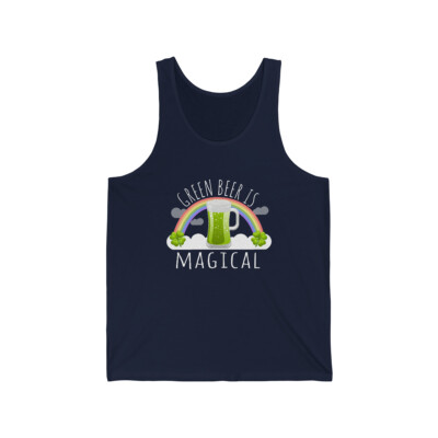 Green Beer Is Magical Unisex Tank Top