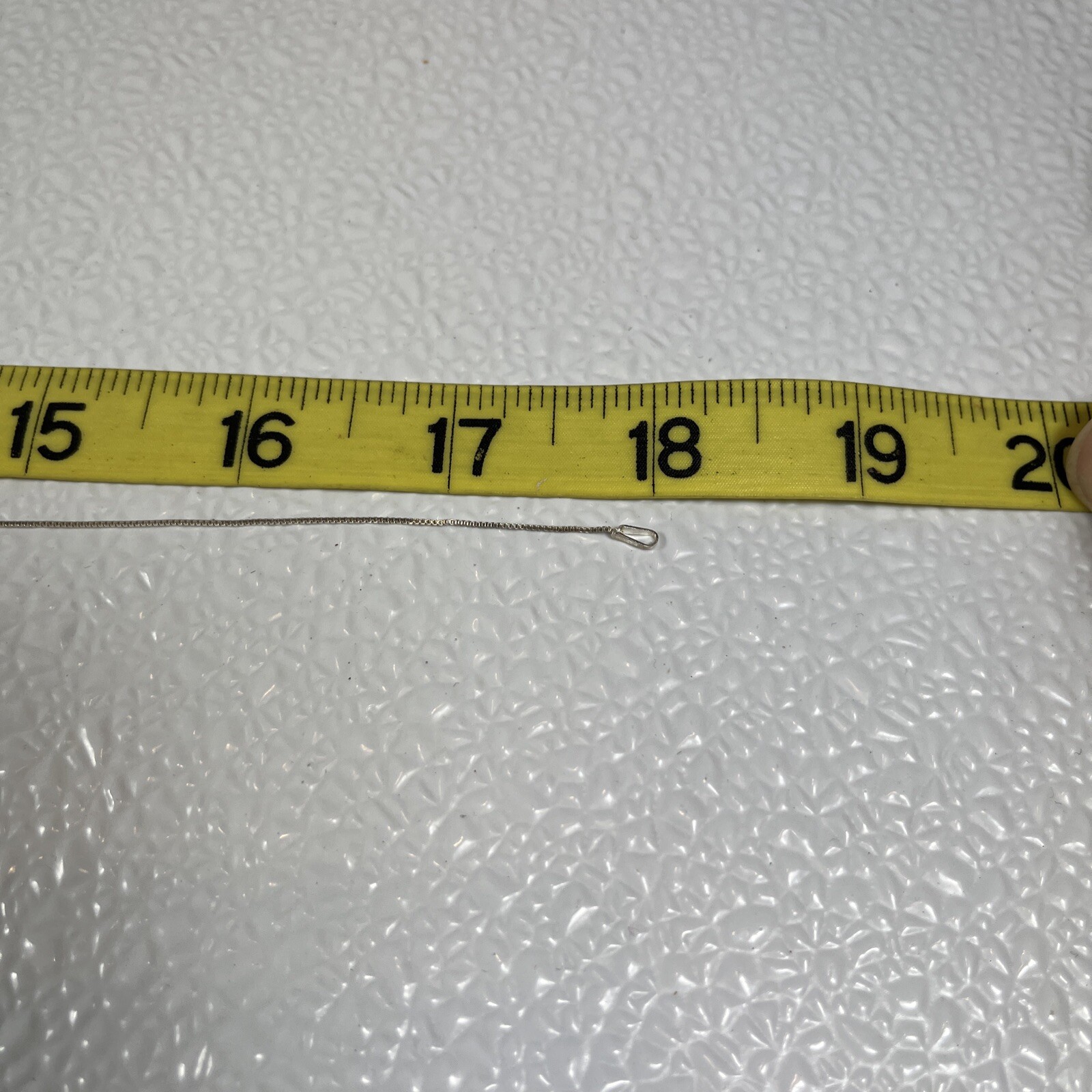 Sterling Silver Abstract Rectangle Pendant 18” Ne… - image 9