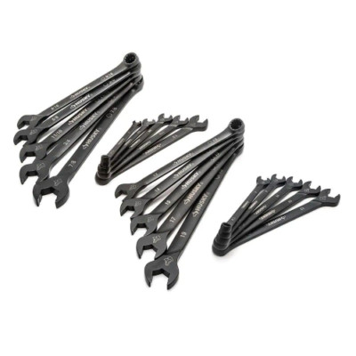 Long-Pattern Universal Combination Wrench Set SAE/MM (20-Piece)