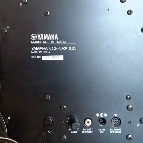 Subwoofer et haut-parleurs satellite Yamaha YST-MS30 système multimédia alimenté - Photo 3/3