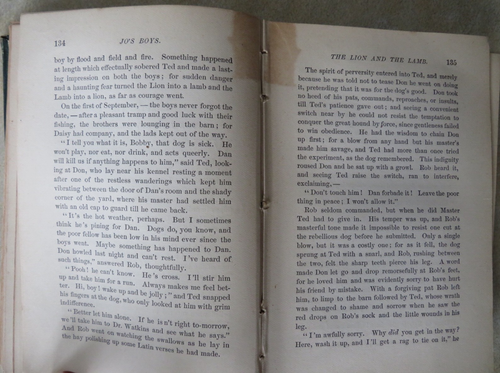 JO'S BOYS Louisa M. Alcott -1886 1st Edition- Sequel to Little Men Roberts Bros - Picture 10 of 22