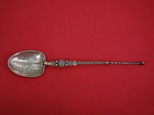 English Sterling by Levi and Salaman Sterling Serving Spoon 1901 9 7/8