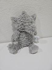 Belle Farallon Gray Elephant Plush 12" Soft Stuffed Animal