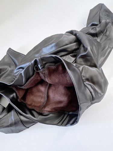 Women Warm Fleece Velvet thermal Shine Synethic Leather Winter Pants Leggings - Picture 7 of 9