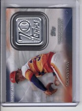 2021 TOPPS 70TH ANNIVERSARY LOGO PATCH OZZIE SMITH BASEBALL CARD #T70P-OS NM