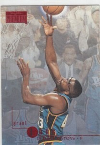 1996 Skybox Premium Basketball Rubies Grant Long #151 PSA 9