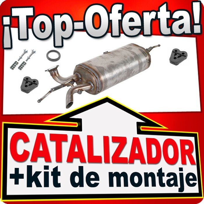 Catalizador para Smart Fortwo 451 1.0 Turbo desde 2007 Kabrio Coupe EURO 4