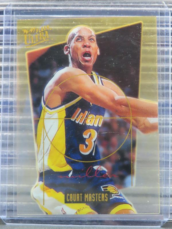 Reggie Miller 1996 Fleer Ultra #13 Court Masters Price Guide 