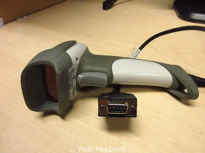 Honeywell MS9590 VoyagerGS 1D Laser Barcode Scanner Weiss SERIAL RS232 + CABLE