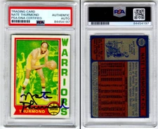 Nate Thurmond SIGNED 1974 Topps Card Golden State Warriors PSA/DNA AUTOGRAPHED