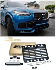 EOS Plate For 18-Up Volvo XC60 Front Bumper Tow Hook License Plate Mount Bracket