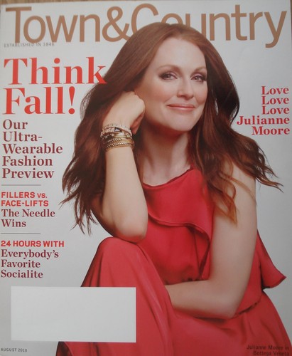 Town & Country USA Magazine - August 2010 - JULIANNE MOORE | eBay