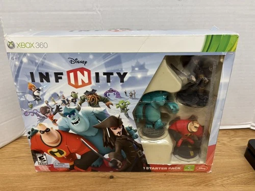 Disney Infinity Starter Pack for Microsoft Xbox 360- Brand New - Damaged Box