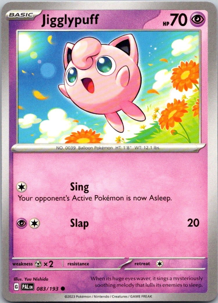 Jigglypuff 83/193 Pokemon SV:Paldea Evolved