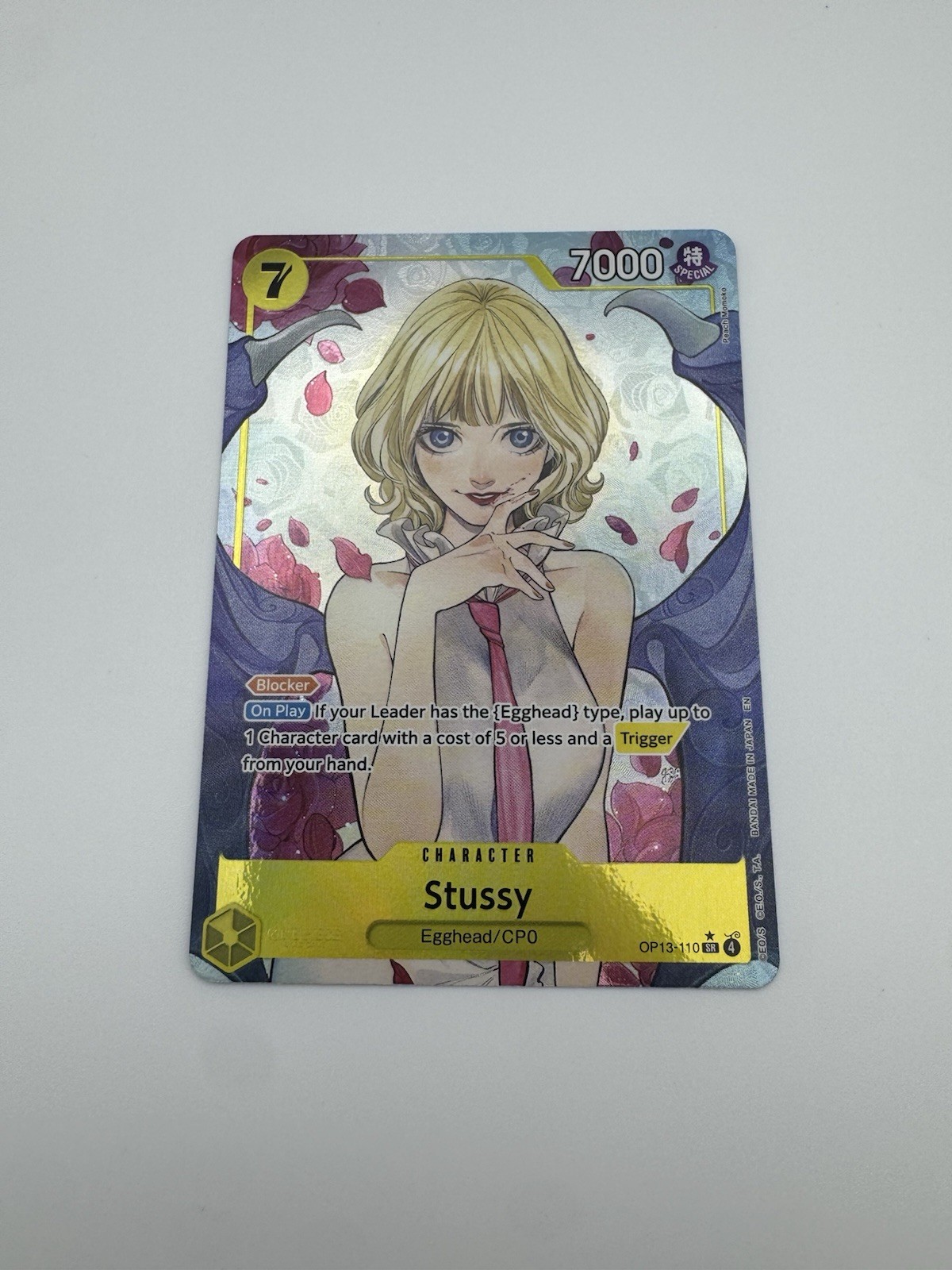 One Piece TCG Stussy (Alternate Art) OP13-110 Carrrying On His Will  Holo NM/M