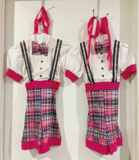 A Wish Come True "Nerd Love" Child L/12-14 Dance Recital Costume Pink-Black