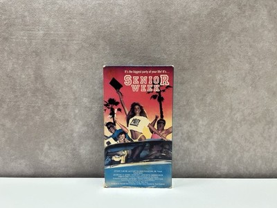 Senior Week 1987 VHS Vestron Michael St Gerard Devon Skye Florida Bars Beach