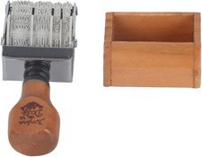 Roller Date Stamp, Retro Small Date Stamper, Date Stamper Inking Day Month Ye...