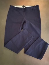 J. Crew Navy Straight-Leg Womens Pants