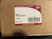 Malco S6R 6” Hand Seamer, 2ea In The Box, Sold As Pair