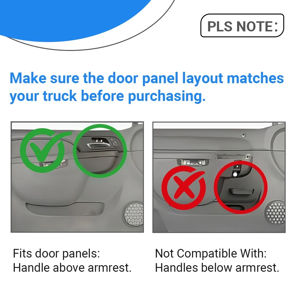 Front Driver Side Door Armrest Repair 926-740 For 2010-2014 Tahoe Silverado Gray Foto 2 de 4