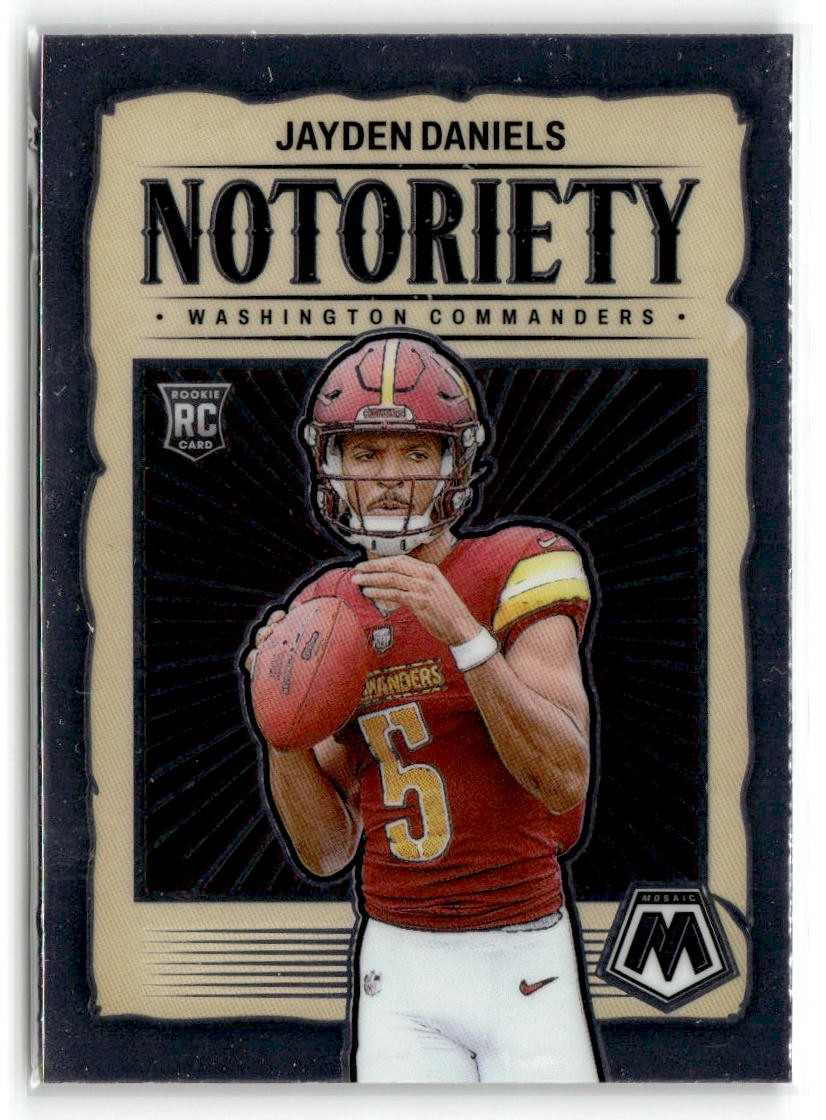 2024 Panini Mosaic #19 Jayden Daniels Notoriety