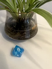 Final Fantasy Blue Crystal D10 Prerelease Promo Die