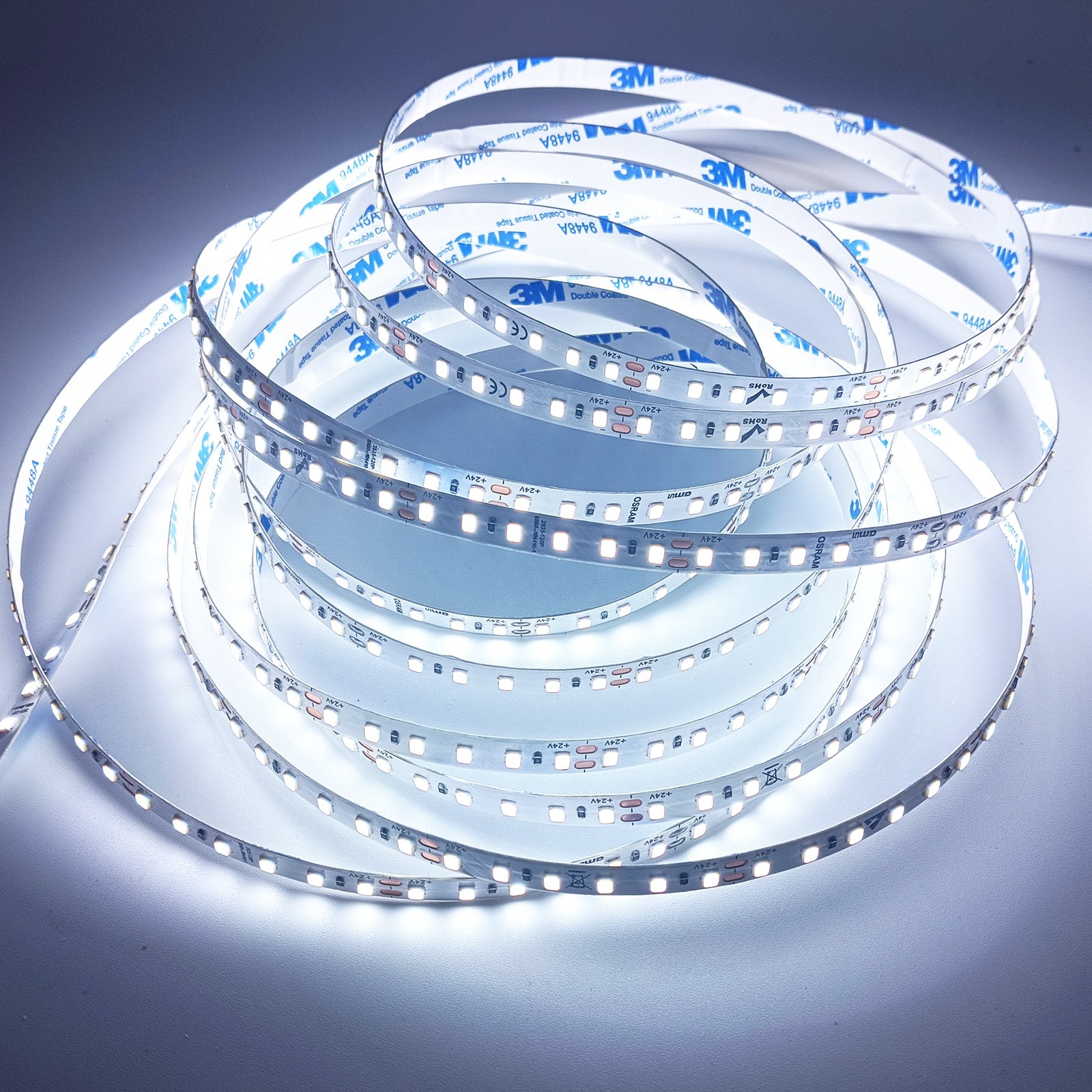 OSRAM 24V 2835 LED Flexible Strip Light Tape 120LEDs/m Ra92 