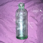 Coca-Cola Vintage Green Embossed Glass Soda Bottle Classic Collectible