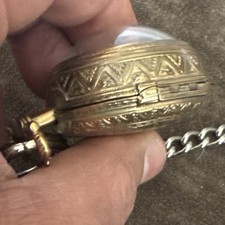 Mercato turco Edoardo Prior coppia casse in ottone verge 1800. Orologio da tasca