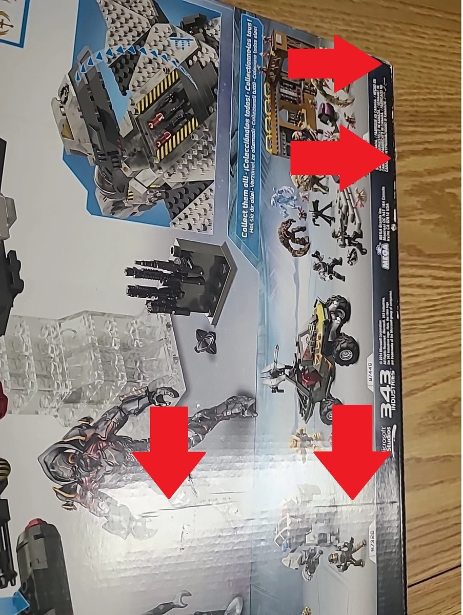 Manual de uso Mega Bloks set 97380 Halo UNSC Broadsword midnight strike