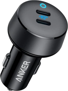 USB C Chargeur de voiture, 40W 2-Port Puissance 3.0 Adaptateur de type C, Iphone 17 Chargeur de voiture,
