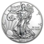 The most sought after - 2021 - 1 oz American Silver Eagle Coin BU (Type 1)
