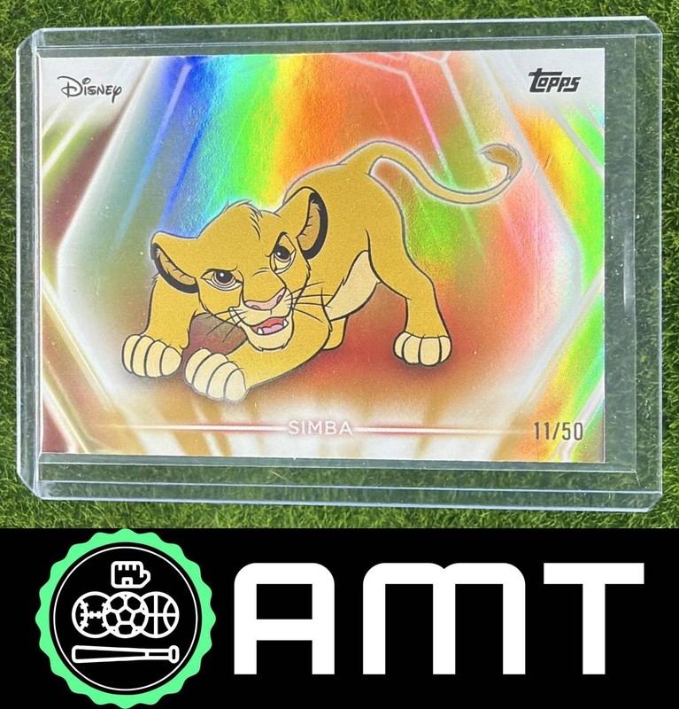 Simba 2026 Topps Disney Neon Gold 11/50 The Lion King #41