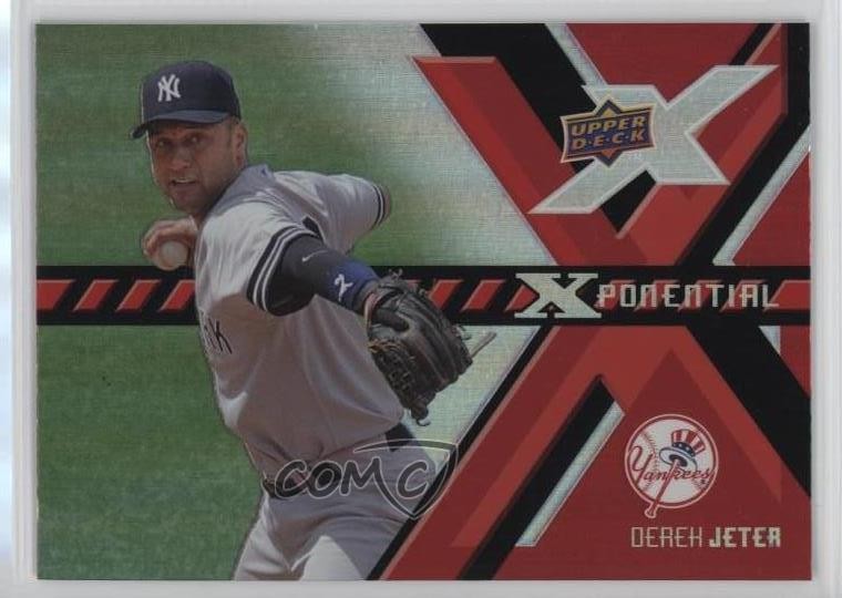 2008 Upper Deck X Xponential Derek Jeter #X-DJ HOF 16q7
