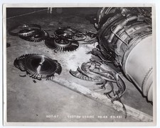 1957 USAF RB-66 Destroyer Engine Explosion 363rd TRW Shaw AFB 8x10 Photo #11