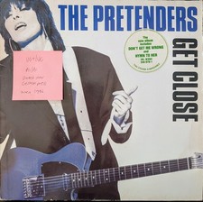 The Pretenders Get Close Vinyl Record VG /VG WX 64 1986