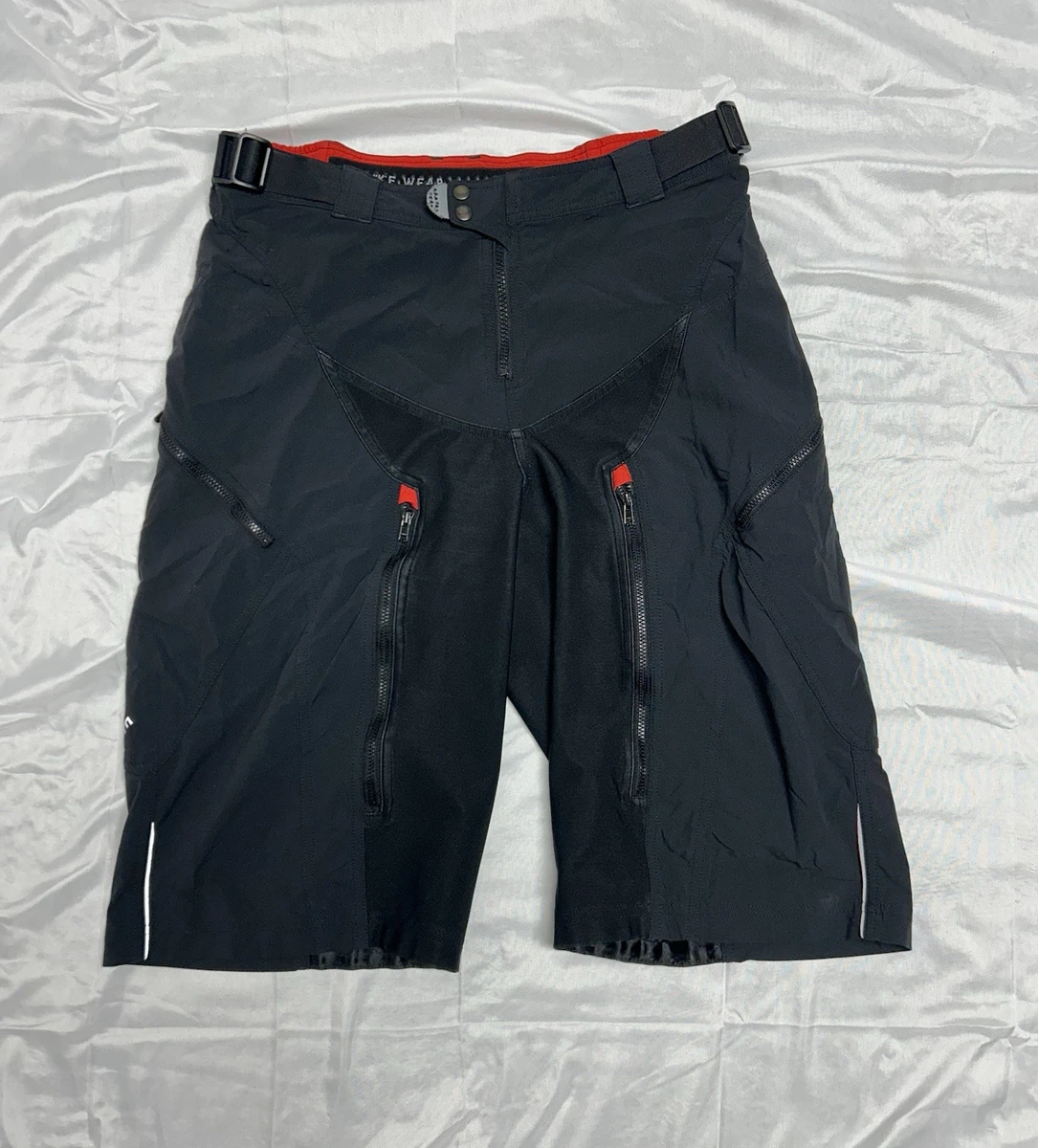 Short Cyclisme Gore Bike Wear Homme Taille L – Poches Zippées, Marron, Softshell
