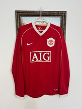Manchester United Home football shirt 2006 Nike Long Sleeve Jersey Mens Size M