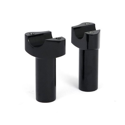 Lenker Montage Riser Set schwarz 3.5'' für Harley FXR Sportster Dyna Softail