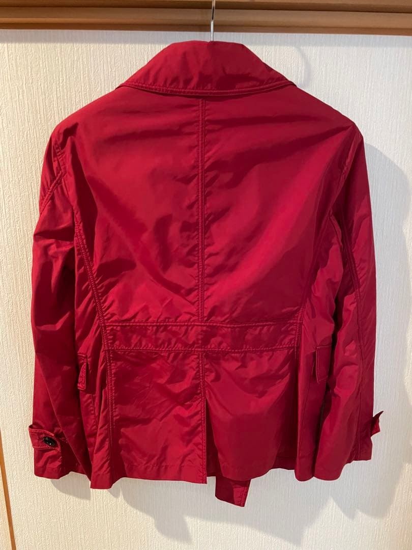 BURBERRY BLACK LABEL Peacoat Red Size M From Japan thumbnail 7
